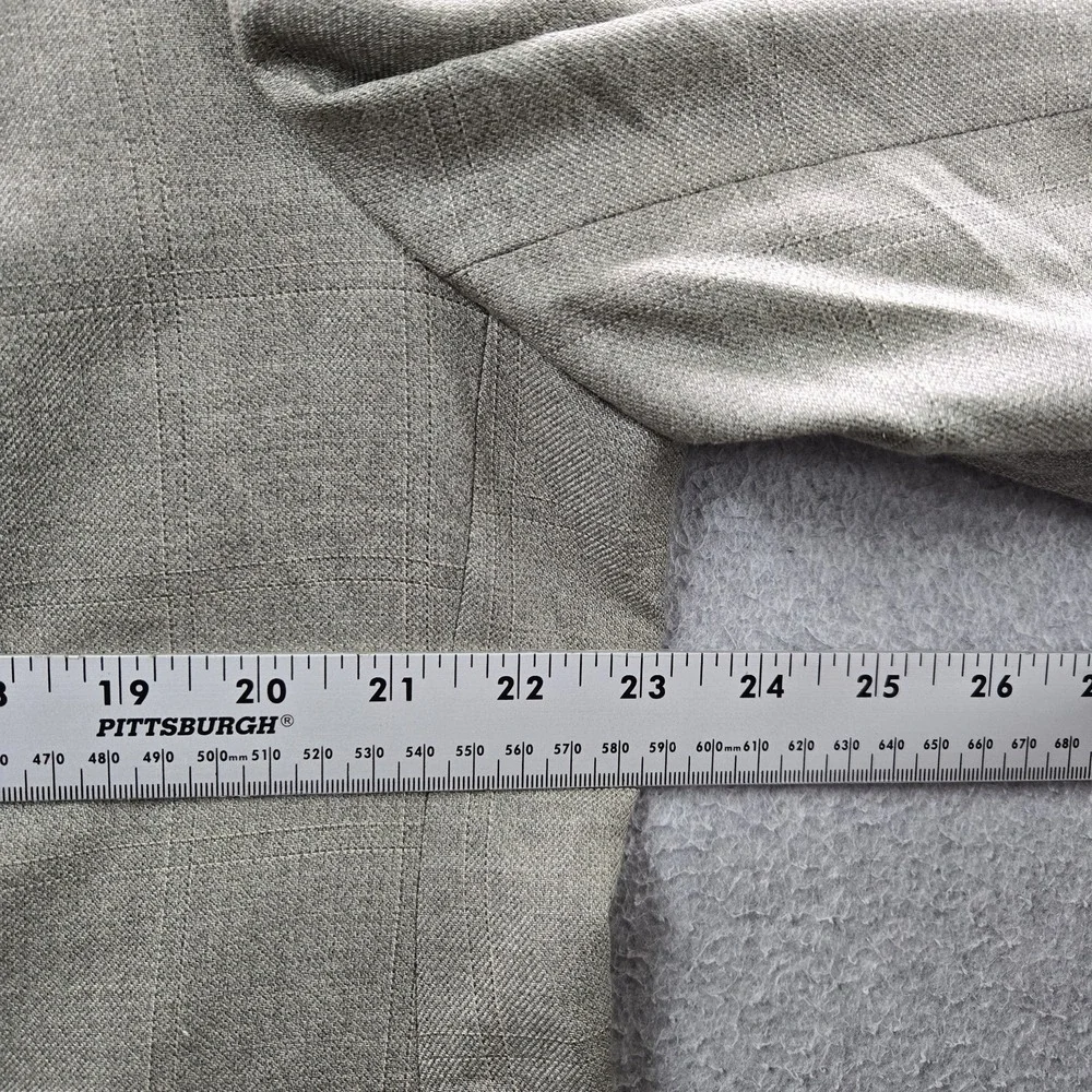 Lauren Ralph Lauren Men‎ Blazer 44S Gray Silk Wool Sport Coat Button